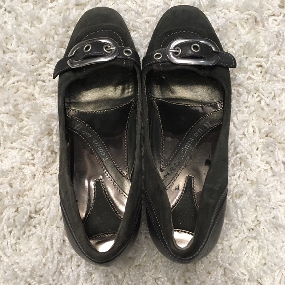 NWOB! CINZIA Suede Ultra Comfortable Platform Shoes in Grey - Size 8 - Picture 4 of 8